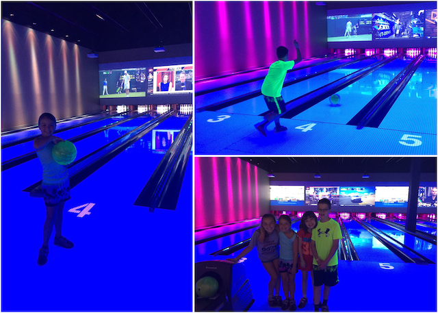 bowling collage